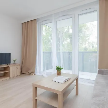 Daire Bright Mostek In With Balcony 3city By Renters Gdansk