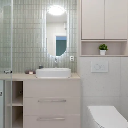 Bright Mostek In With Balcony 3city By Renters Gdansk